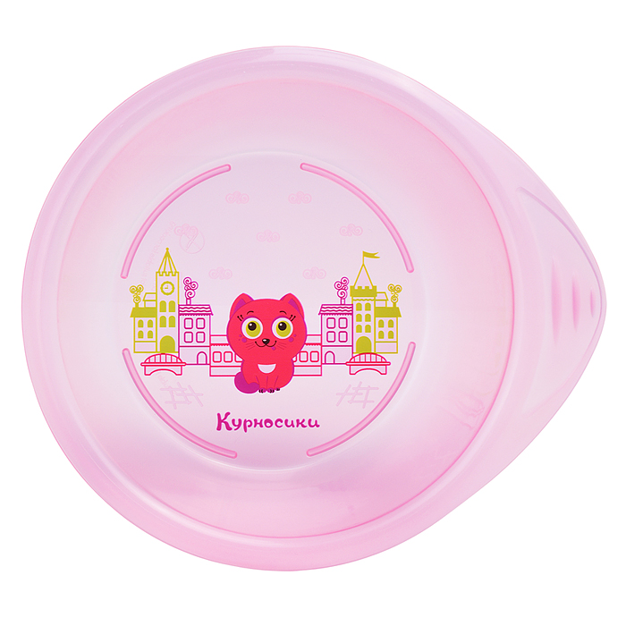 Тарелочка детская для первых блюд на присоске, ассорти,