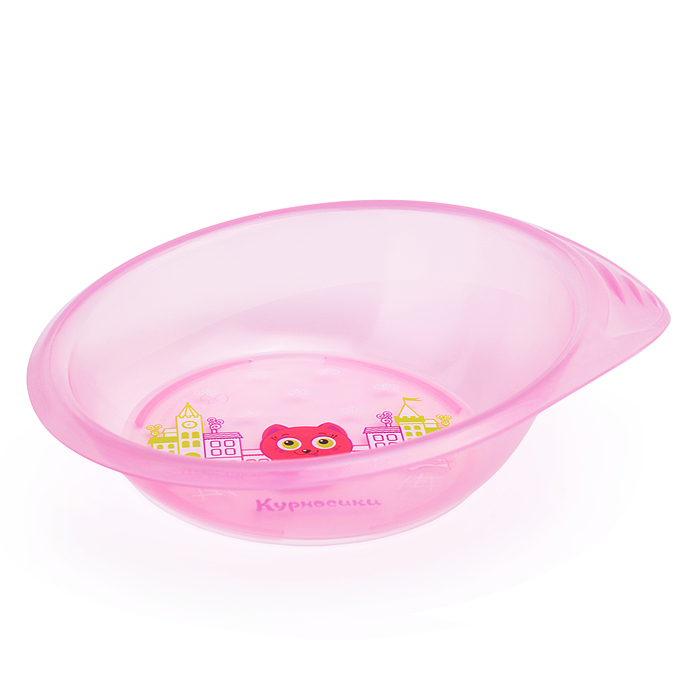 Тарелочка детская для первых блюд на присоске, ассорти,