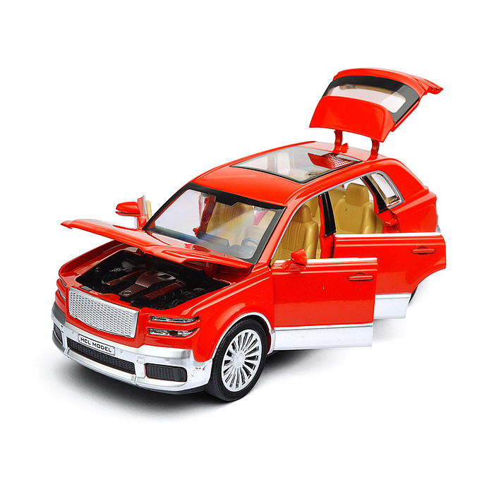 Машина HCL-528 "Внедорожник" (свет, звук, дым) в коробке