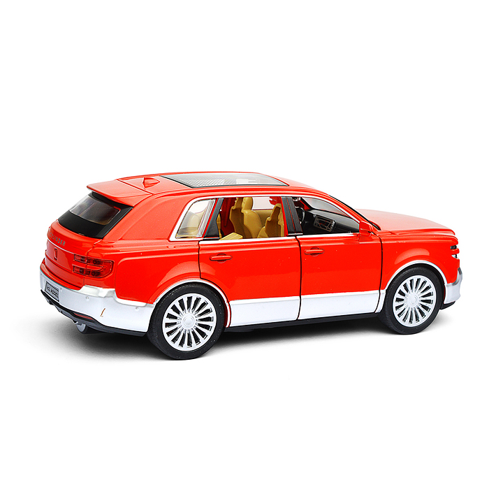 Машина HCL-528 "Внедорожник" (свет, звук, дым) в коробке