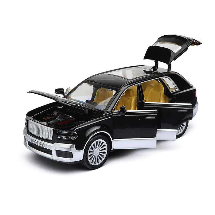 Машина HCL-528 "Внедорожник" (свет, звук, дым) в коробке