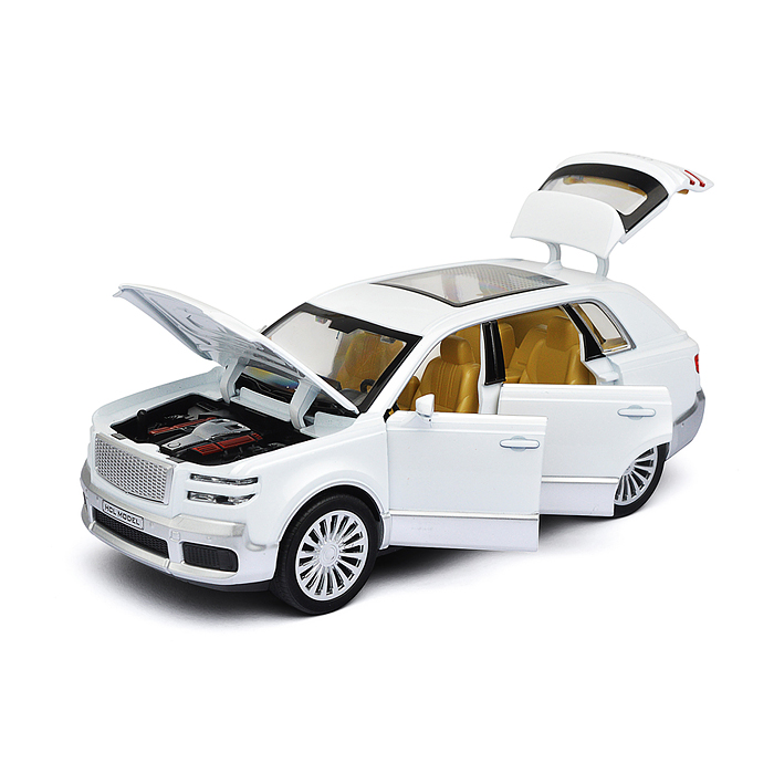 Машина HCL-528 "Внедорожник" (свет, звук, дым) в коробке