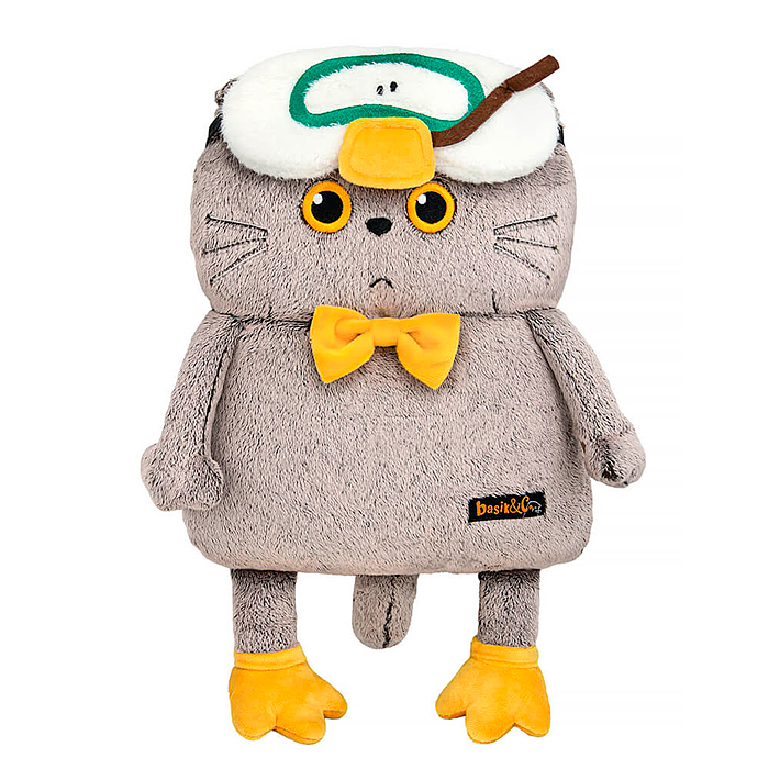 Кот Басик в маске для сна "Гусик"