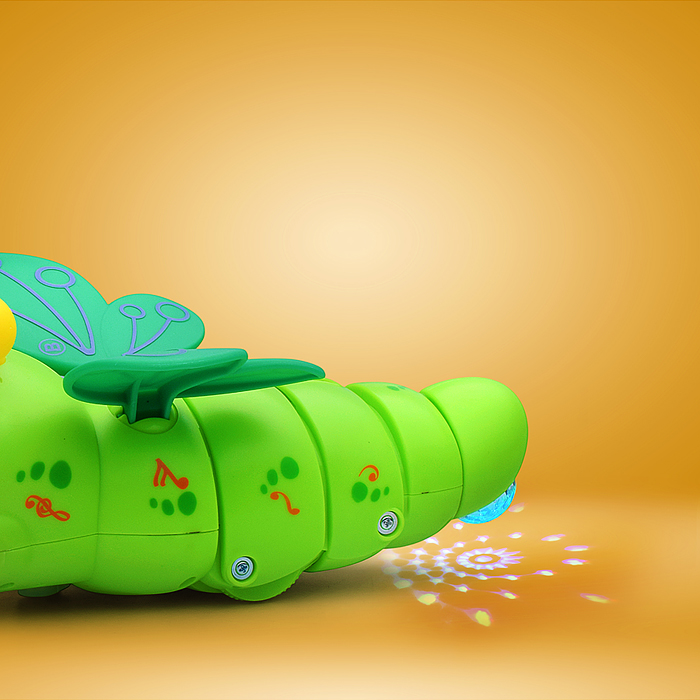 Интерактивная игрушка YJ-3045 "Гусеница" в коробке