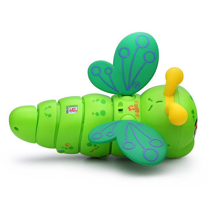 Интерактивная игрушка YJ-3045 "Гусеница" в коробке