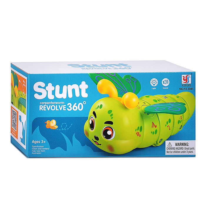 Интерактивная игрушка YJ-3045 "Гусеница" в коробке