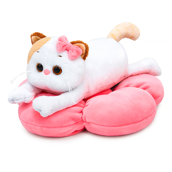 Кошечка Ли-Ли на подушке-цветке (лежачая) Кошечка Ли-Ли на подушке-цветке (лежачая)