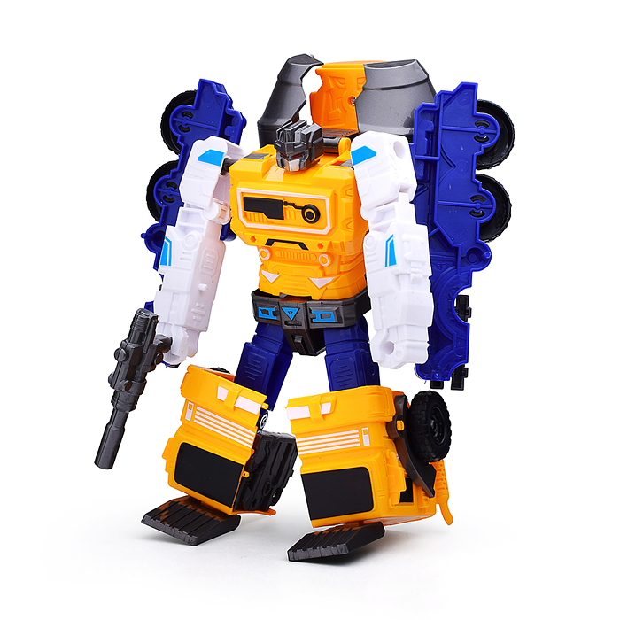 Робот 908-6D трансформирующийся в цементовоз, в коробке