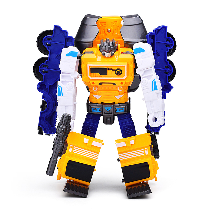 Робот 908-6D трансформирующийся в цементовоз, в коробке