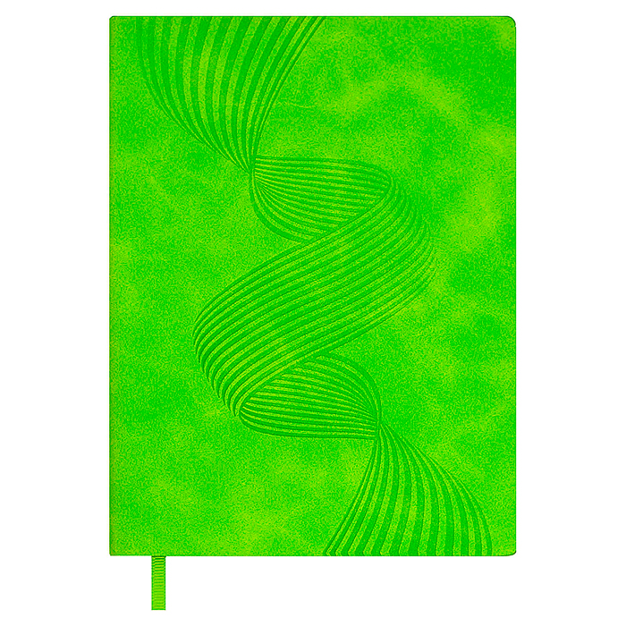 Ежедневник недатированный Escalada, А6+, 160 л., Бейбискин салатовый 