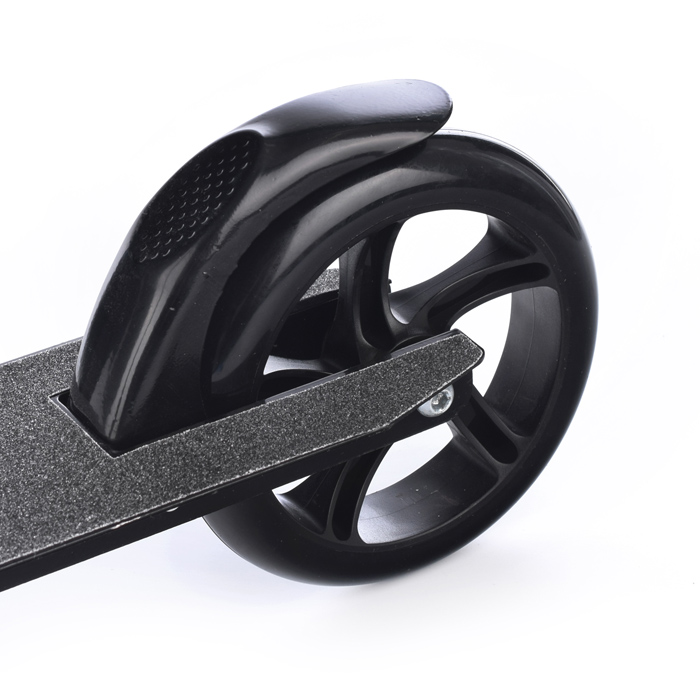 Самокат U038457Y 2-х кол., черный, PU/ 145 мм,ABEC 7, в коробке