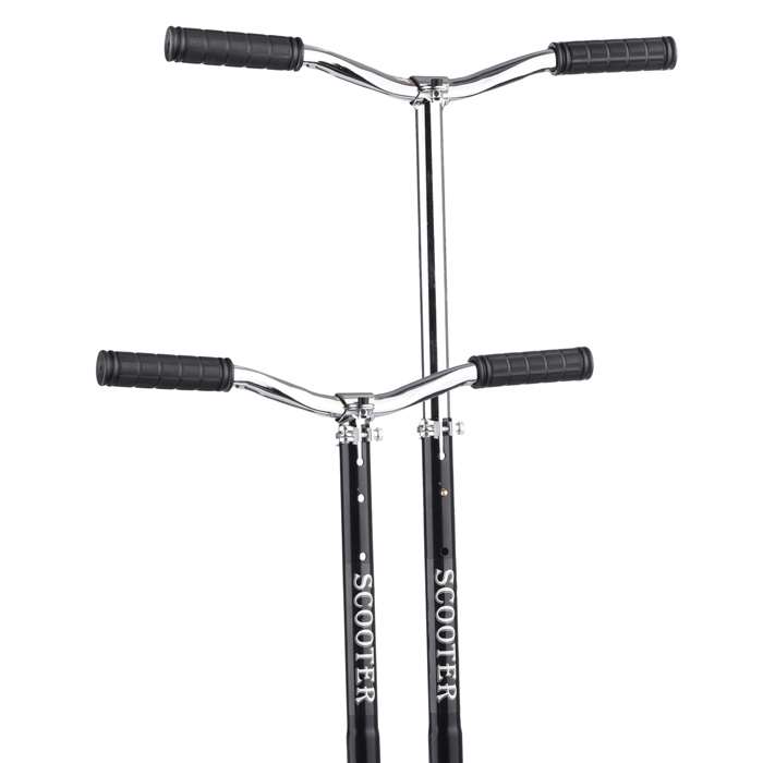 Самокат U038457Y 2-х кол., черный, PU/ 145 мм,ABEC 7, в коробке