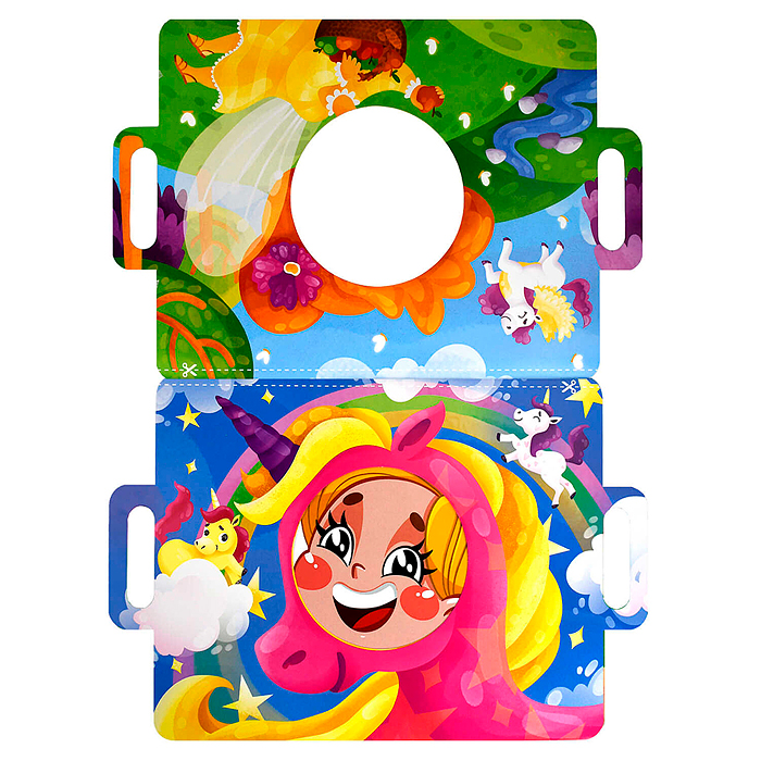 Книжка-картинка для детей Серия "Книжка с масками" "Сегодня я принцесса" 400х260 мм, 4 л.