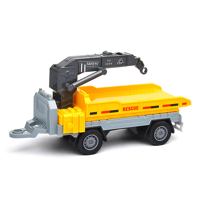 Машина KLX900-60 "Погрузчик" с прицепом (свет, звук) в коробке 