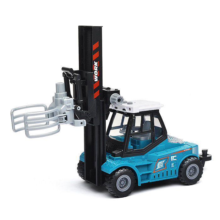 Машина KLX900-60 "Погрузчик" с прицепом (свет, звук) в коробке 