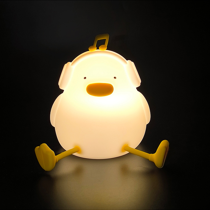 Ночник детский 00-7344 "Уточка" в наушниках