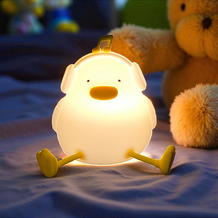 Ночник детский 00-7344 "Уточка" в наушниках