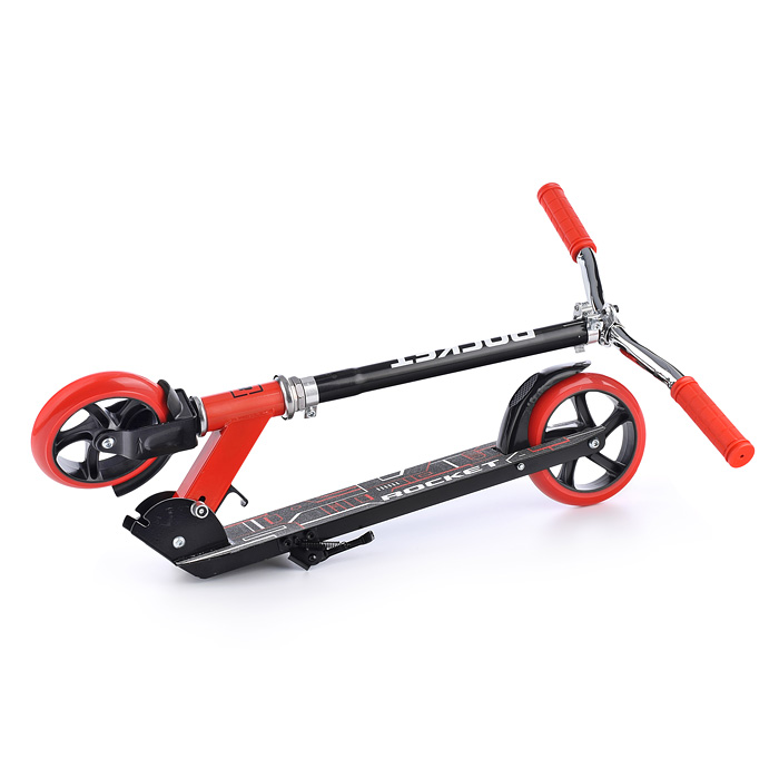 Фото к товару Самокат 2-х колесный ROCKET,колеса PU/ 145 мм,ABEC 7, красный Самокат 2-х колесный ROCKET,колеса PU/ 145 мм,ABEC 7, красный