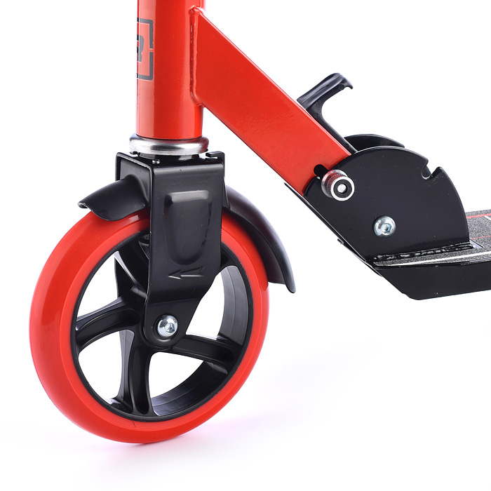 Фото к товару Самокат 2-х колесный ROCKET,колеса PU/ 145 мм,ABEC 7, красный Самокат 2-х колесный ROCKET,колеса PU/ 145 мм,ABEC 7, красный