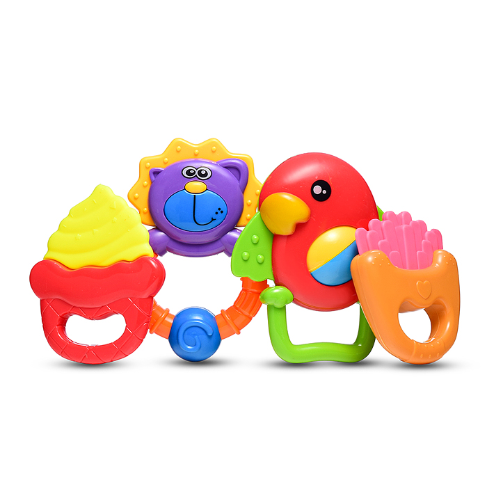 Набор погремушек Y0048 "Друзья" в пакете