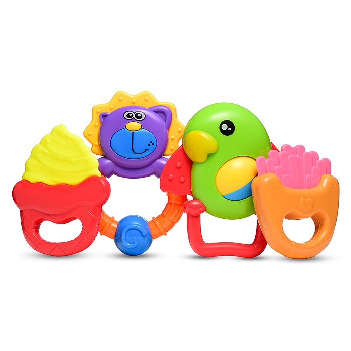 Набор погремушек Y0048 "Друзья" в пакете