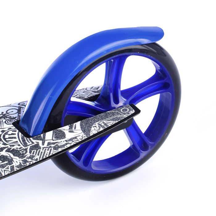 Самокат U038455Y 2-х кол., синий, PU/ 200 мм, ABEC 7, в коробке