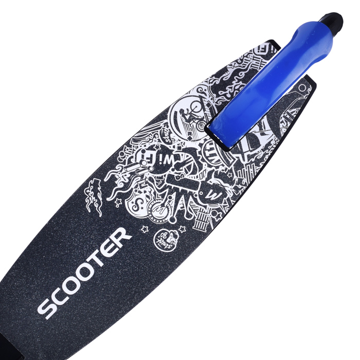 Самокат U038455Y 2-х кол., синий, PU/ 200 мм, ABEC 7, в коробке