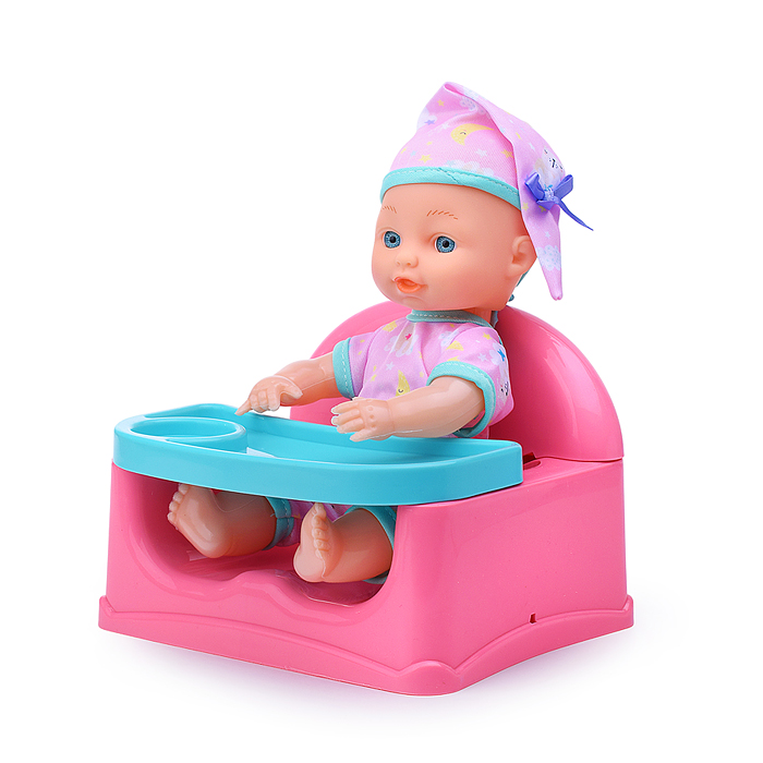 Фото к товару Пупс с аксессуарами HX653-1 "Олечка" в коробке Пупс с аксессуарами HX653-1 "Олечка" в коробке