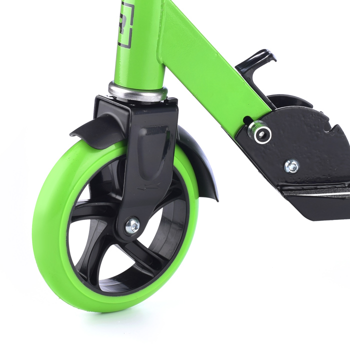 Самокат 2-х колесный ROCKET,колеса PU/ 145 мм,ABEC 7, зеленый