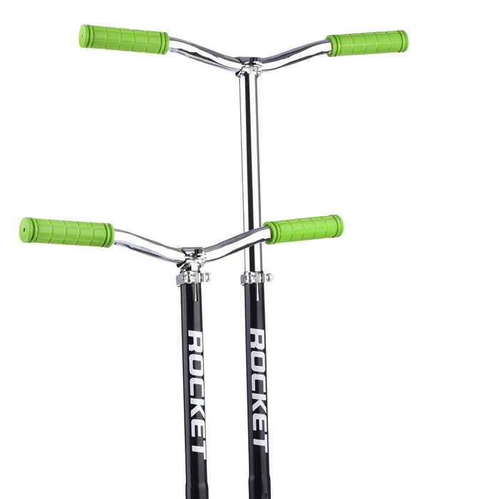 Самокат 2-х колесный ROCKET,колеса PU/ 145 мм,ABEC 7, зеленый