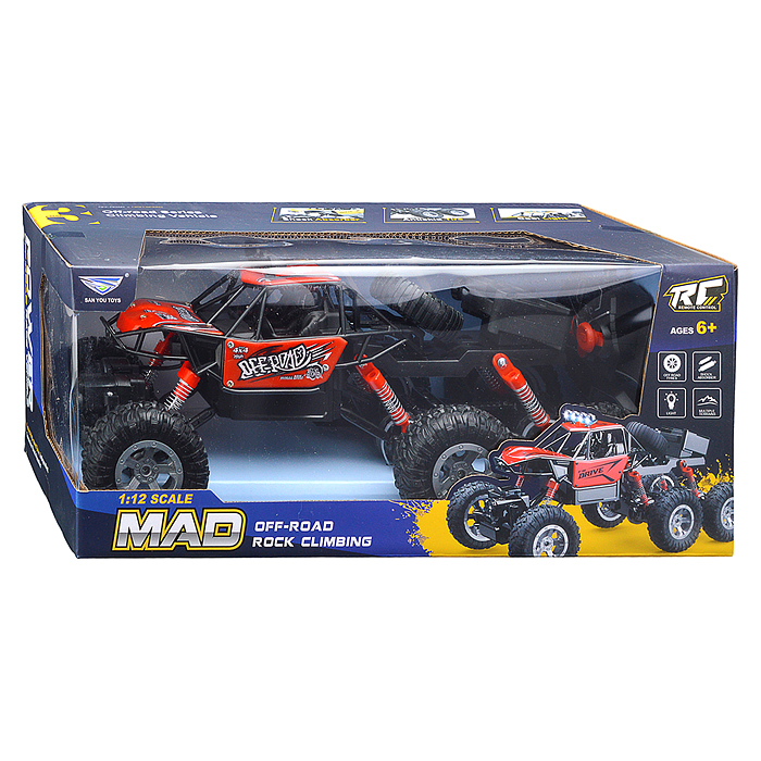 Машина SY203K-11 "Ралли Бум" р/у, 27 MHz, в коробке