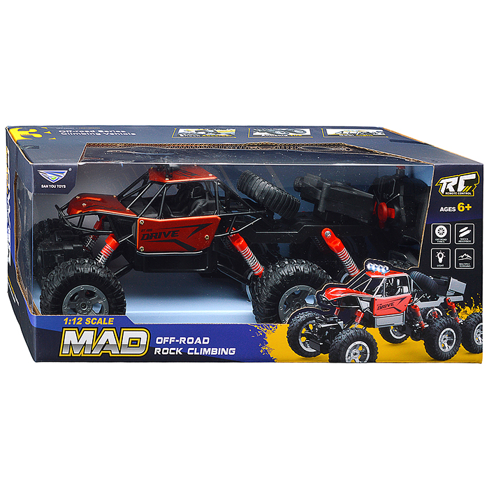 Машина SY203KH-11 "Скалолаз" р/у, 27 MHz, в коробке