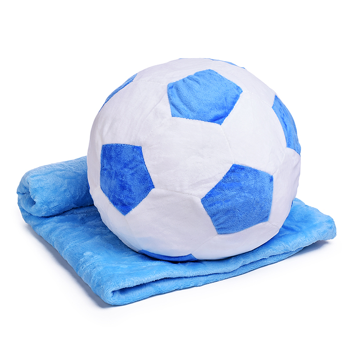 Мягкая игрушка "Мягкий мяч" М1561 с пледом (110х150)