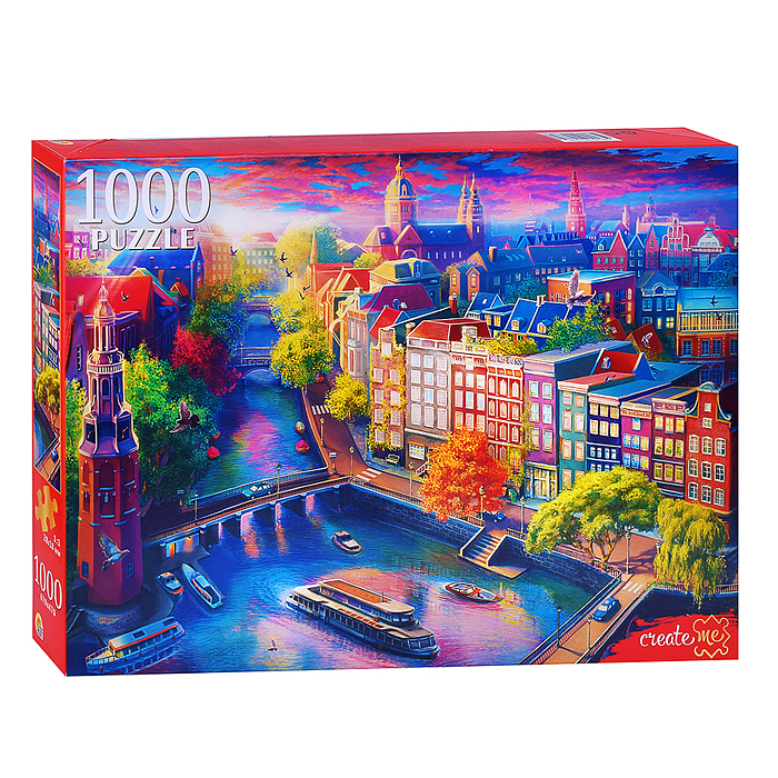 Пазлы 1000 "Амстердам с высоты птичьего полета" Пазлы 1000 "Амстердам с высоты птичьего полета"