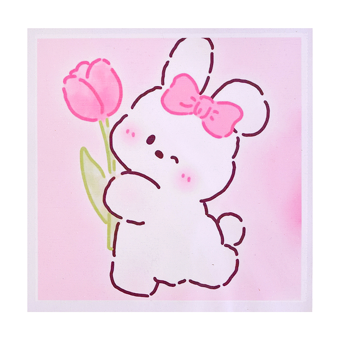 Набор творческая мастерская 00-6796 "Зайка с тюльпаном" 22*22 см