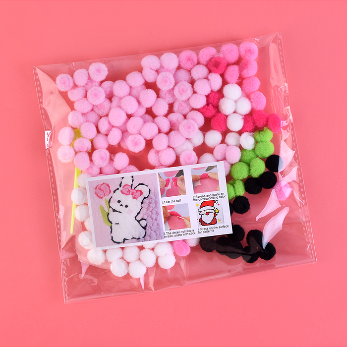 Набор творческая мастерская 00-6796 "Зайка с тюльпаном" 22*22 см