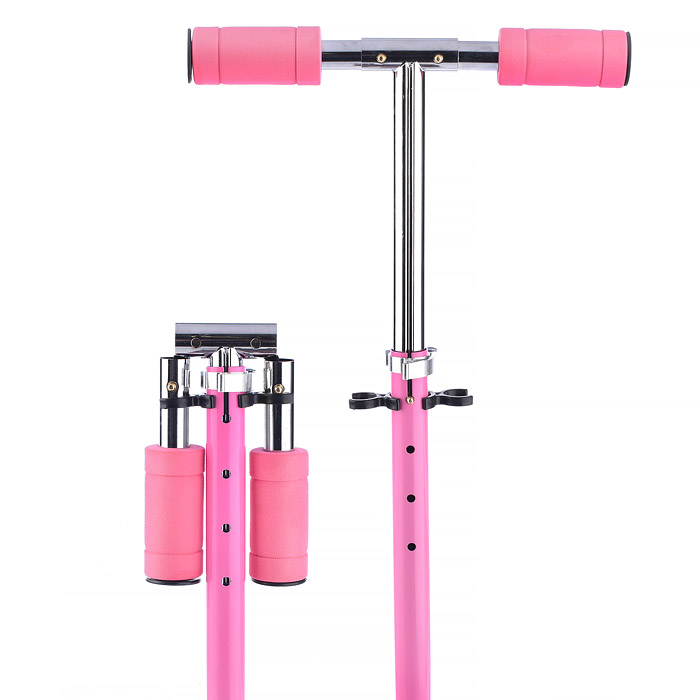 Самокат 2-х колесный ROCKET,колеса PU/ 125 мм,ABEC 7, розовый