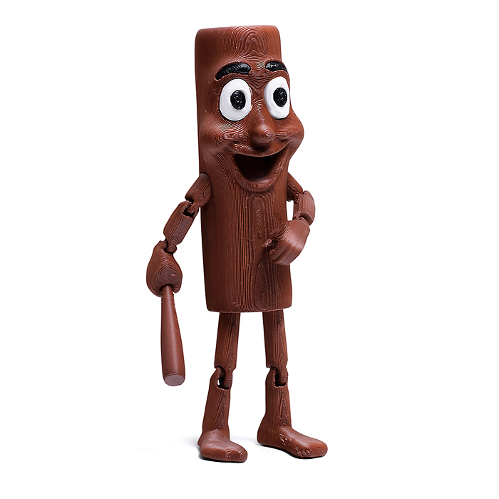 Игрушка-антистресс 00-7182 "Полено с дубинкой"