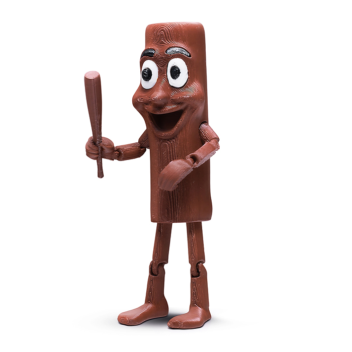 Игрушка-антистресс 00-7182 "Полено с дубинкой"