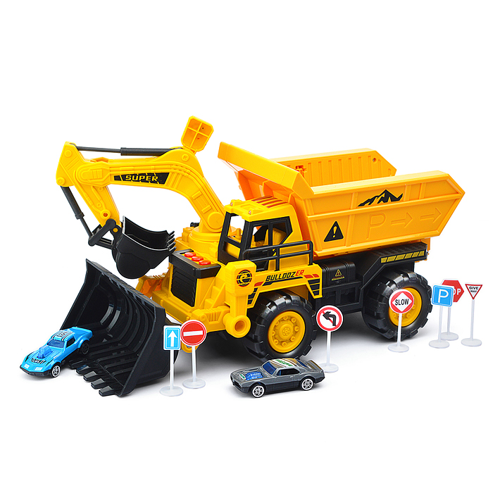 Фото к товару Машина-Катапульта 660-S98 "Экскаватор/Грейдер" в коробке Машина-Катапульта 660-S98 "Экскаватор/Грейдер" в коробке