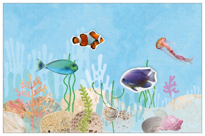 Фотонаклейки. В море