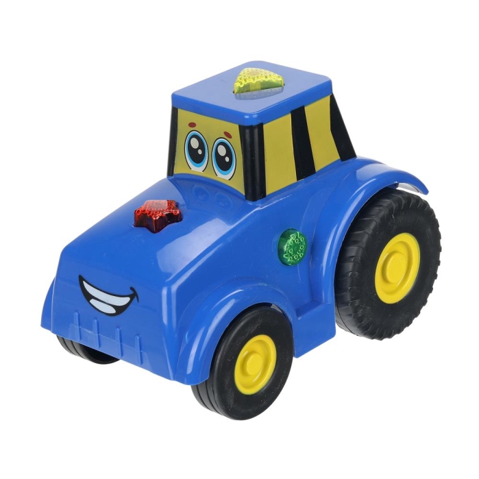 Каталка "Трактор" (25+ сказок, песен и фраз) в коробке 