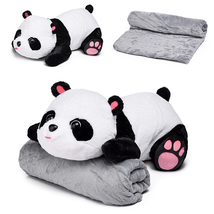 Мягкая игрушка "Медведь" М1568 с пледом (110х160) Мягкая игрушка "Медведь" М1568 с пледом (110х160)