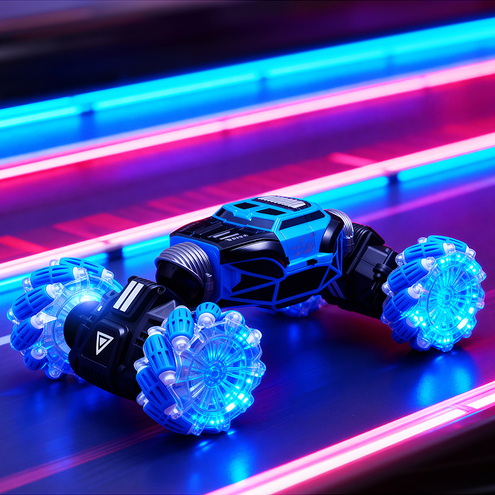 Машина QX031 "Трюковой монстр" р/у, 27 MHz, в коробке