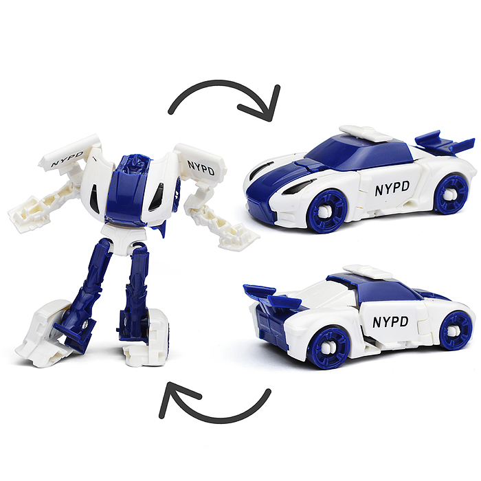 Робот 159 трансформирующийся в полицию, в пакете