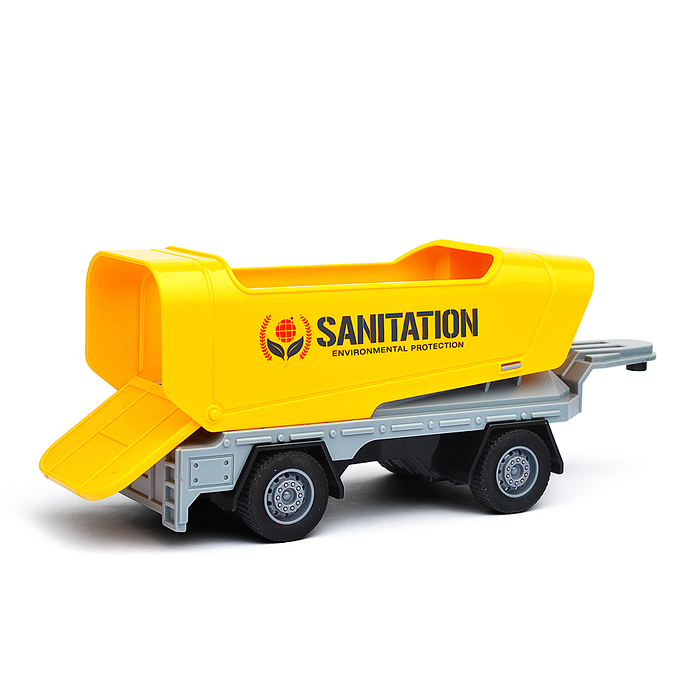 Машина KLX800-269 "Трейлер с прицепом" (свет, звук) в коробке