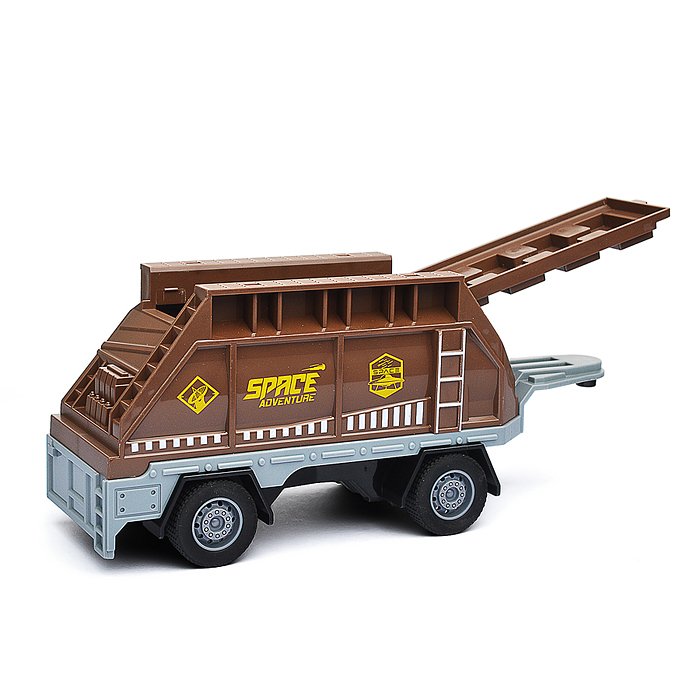 Машина KLX800-270 "Трейлер перевозчик" (свет, звук) в коробке