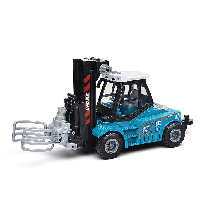 Машина KLX900-59 "Погрузчик" с краном (свет, звук) в коробке