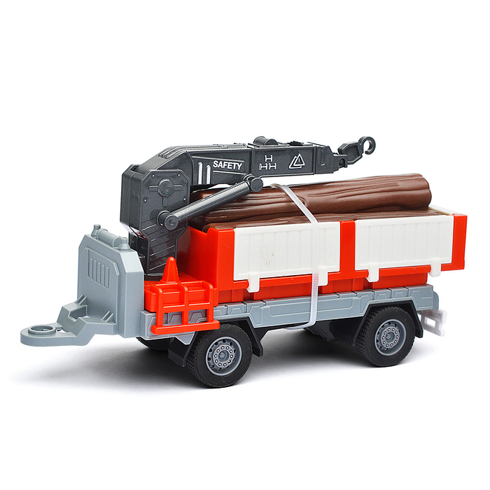 Машина KLX900-59 "Погрузчик" с краном (свет, звук) в коробке