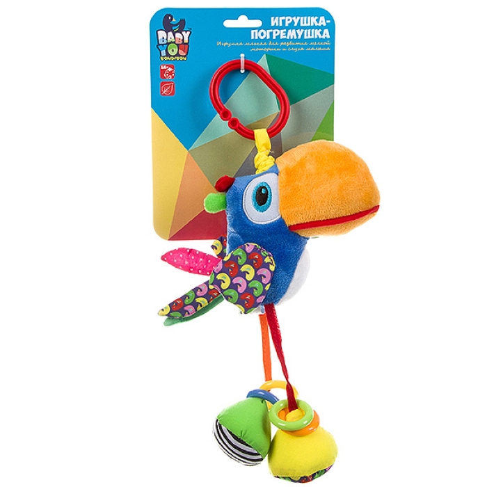 Мягкая растяжка 25 см., "Тукан" CRD 19х15 см., 